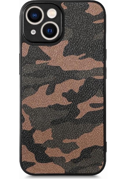 IPhone 15 Için Kılıf Camo Tasarım Anti Damla Hafif Kablosuz Şarj (Yurt Dışından)