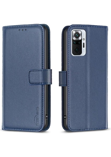 Xiaomi Redmi Not 10 Için Flip Case Pro Max Deri Kılıf Cüzdan Çoklu Kart (Yurt Dışından)