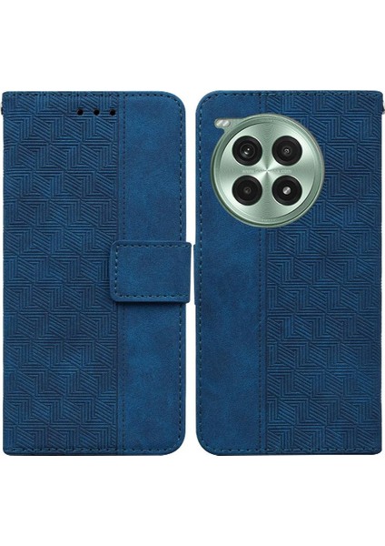 Oneplus Ace 3 Pro Flip Için Flip Case Folio Premium Pu Deri Cüzdan Kapak (Yurt Dışından)