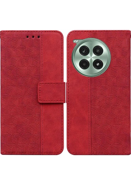 Oneplus Ace 3 Pro Flip Için Flip Case Folio Premium Pu Deri Cüzdan Kapak (Yurt Dışından)