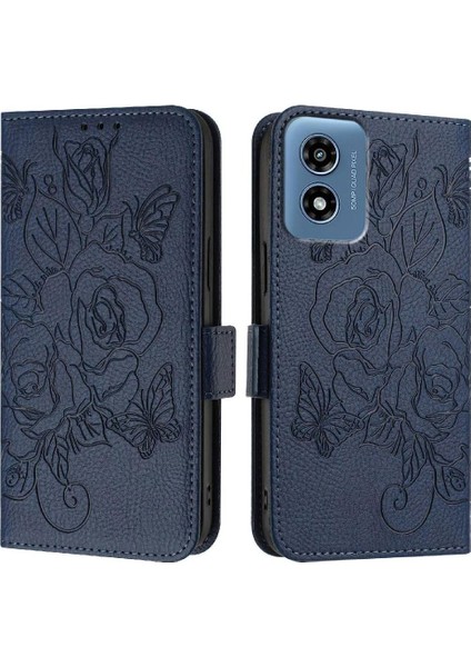 Motorola Moto G 5g 2024 Manyetik Cüzdan Pu Deri Kredi ile Kılıf (Yurt Dışından)