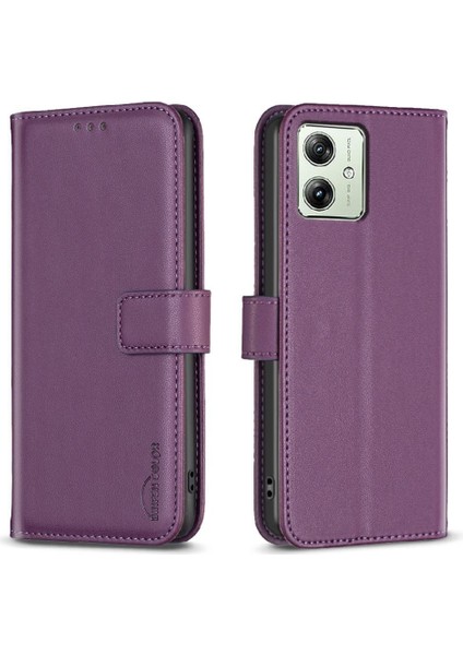 Motorola Moto G54 5g Çok Renkli Iş Deri Çanta Yuvası Için Flip Case (Yurt Dışından)