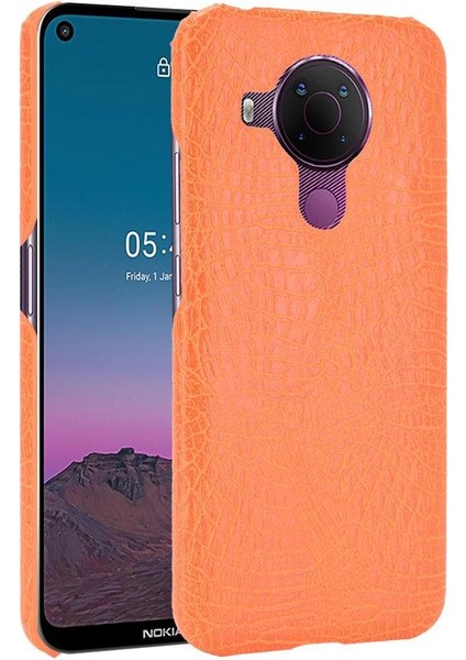 Nokia 5.4 Anti Scratch Klasik Timsah Moda Için Şık Klasik Kılıf (Yurt Dışından)