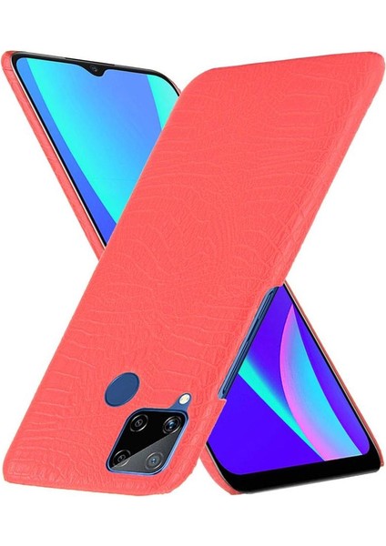 Realme C15 Anti Scratch Klasik Timsah Moda Için Şık Klasik Durumda (Yurt Dışından) fırsatları