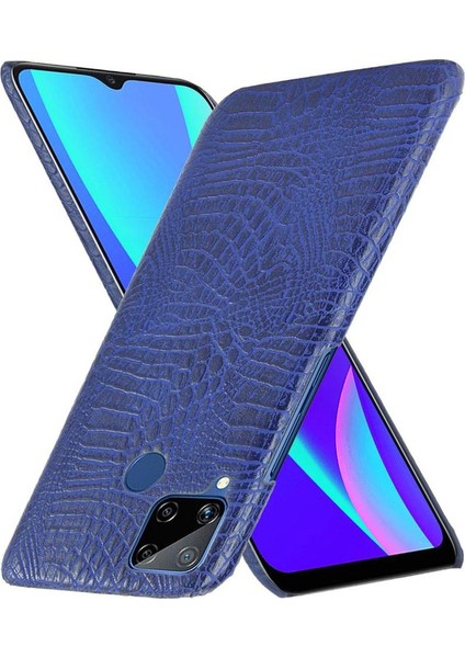 Realme C15 Anti Scratch Klasik Timsah Moda Için Şık Klasik Durumda (Yurt Dışından) modelleri