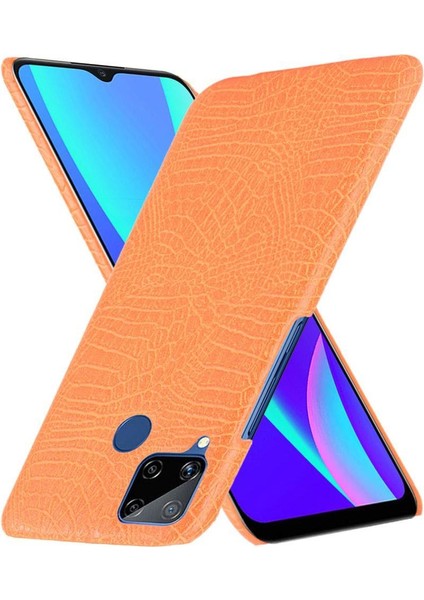 Realme C15 Anti Scratch Klasik Timsah Moda Için Şık Klasik Durumda (Yurt Dışından) fiyatları