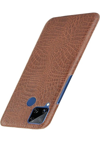 Realme C15 Anti Scratch Klasik Timsah Moda Için Şık Klasik Durumda (Yurt Dışından) fırsatları