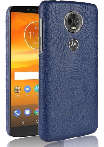 Motorola Moto E5 Artı Klasik Timsah Moda Için Şık Klasik Kılıf (Yurt Dışından)