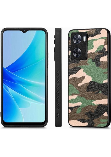 Oppo A57 4g Hafif Anti Damla Camo Tasarım Kablosuz Şarj Için Kılıf (Yurt Dışından)