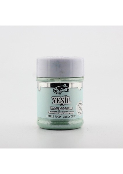 Yeşil Yenilebilir Yaldız Toz Boya 50 Gr.