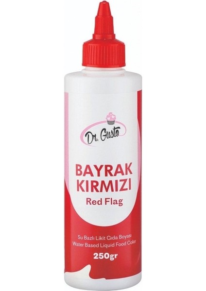 Bayrak Kırmızı Sıvı Gıda Boyası 250 gr