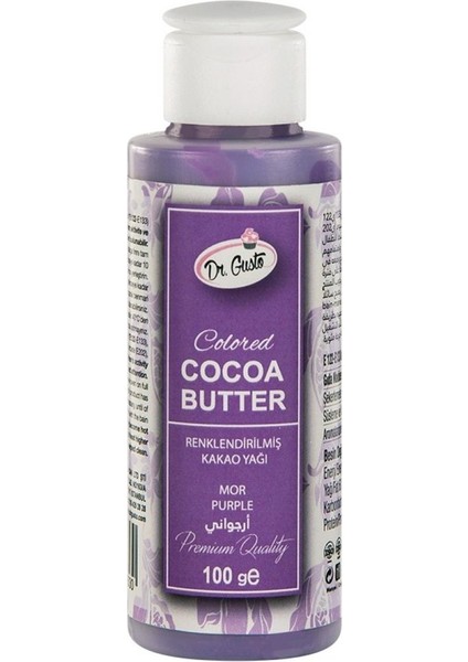 Renklendirilmiş Kakao Yağı Mor 100 gr