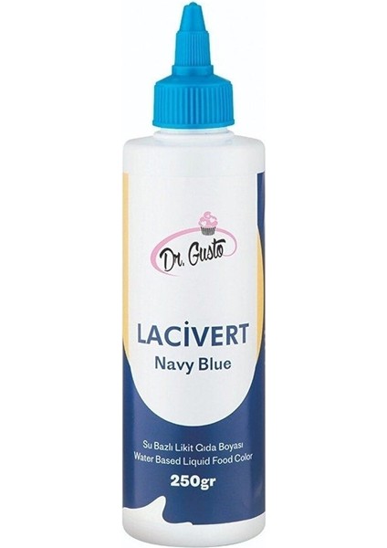 Lacivert Sıvı Gıda Boyası 250 gr