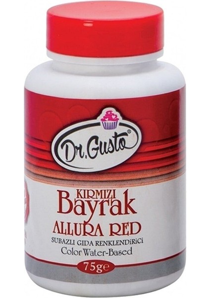 Bayrak Kırmızı Toz Gıda Boyası 75 Gr.