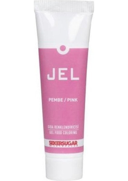 Yenilebilir Jel Gıda Boyası 100 ml Pembe
