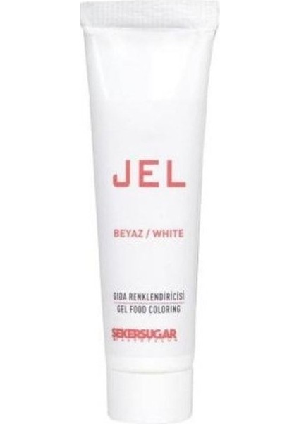 Şeker Sugar Yenilebilir Jel Gıda Boyası 100 ml Beyaz