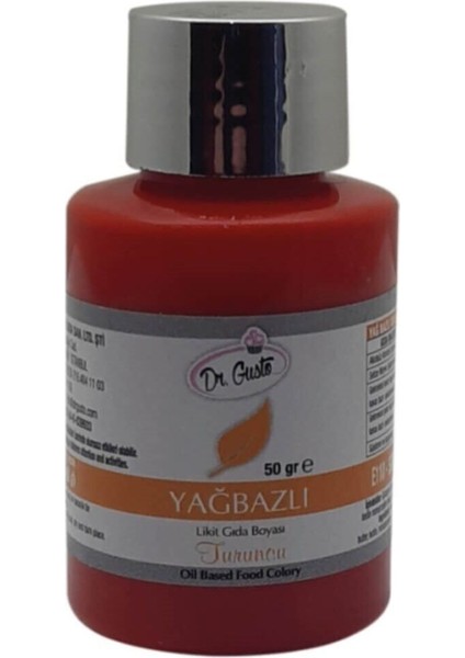 Yağ Bazlı Likit Turuncu Boya 50 Gr.