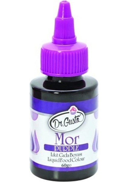 Mor Sıvı Gıda Boyası 60 gr