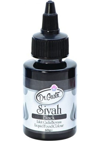 Siyah Sıvı Gıda Boyası 60 gr