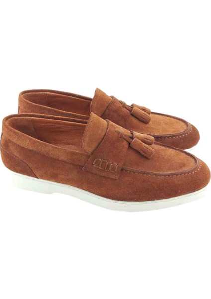 Milonek Shoes 2024Ss Loafer Püsküllü Tarçın