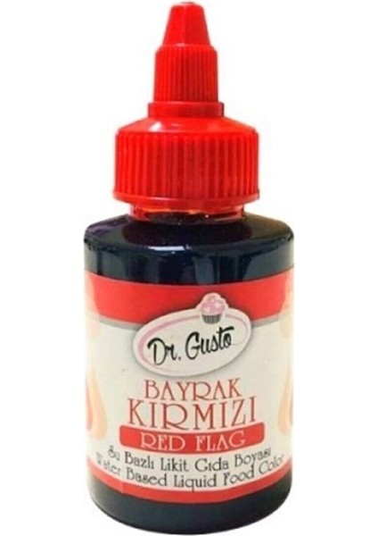 Sıvı Gıda Boyası Bayrak Kırmızı 60 gr