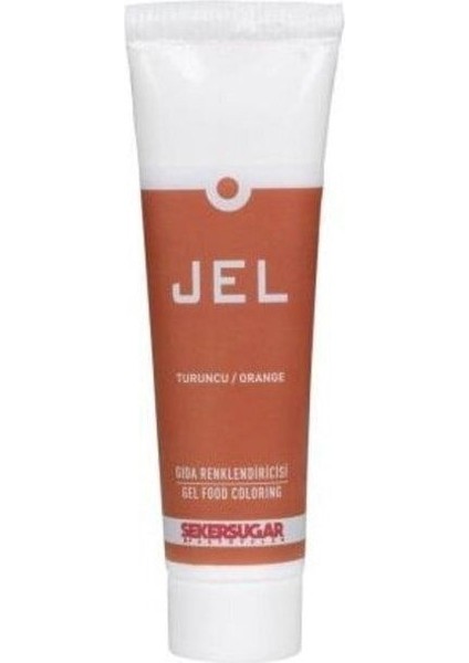 Yenilebilir Jel Gıda Boyası 100 ml Turuncu