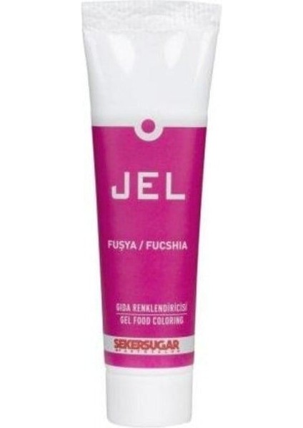 Yenilebilir Jel Gıda Boyası 100 ml Fuşya