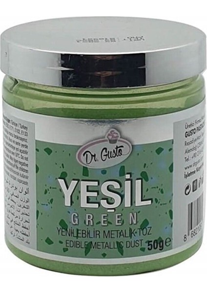 Yenilebilir Metalik Toz Gıda Boyası 50 gr