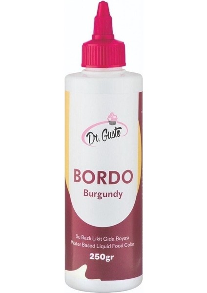 Bordo Sıvı Gıda Boyası 250 gr