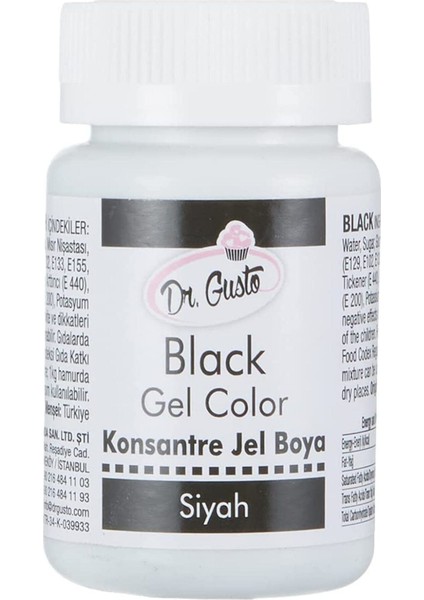 Gıda Boyası Jel Siyah 100 gr modelleri