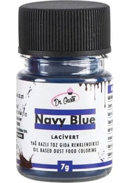 Yağ Bazlı Toz Çikolata Boyası Lacivert 7 gr