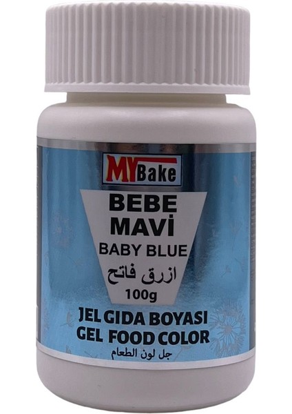 Jel Gıda Boyası Bebe Mavi 100 gr
