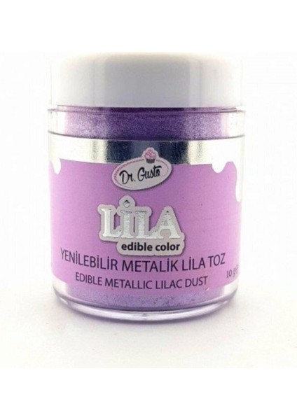 Yenilebilir Lila Metalik Toz Sim Boya 10 gr
