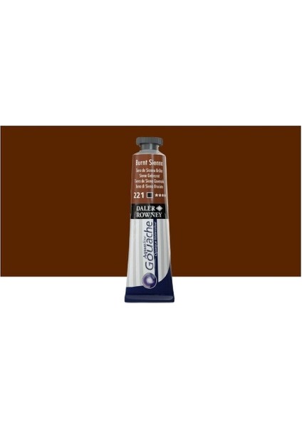 Aquafine Guaj Boya Tüp 15ML 221 Burnt Sienna