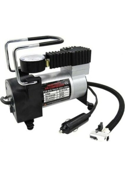 Metal Lastik Hava Kompresörü 12 Volt 150 Psı Kompresör Bot Yatak Şişirme Pompası