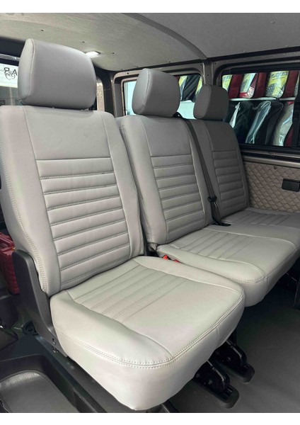 Volkswagen Transporter 2020 ve Üzeri Model Araca Uygun Deri Özel Dikim Koltuk Kılıfı modelleri