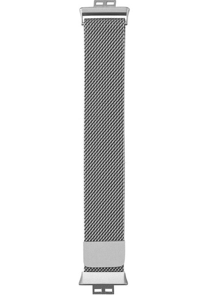 Huawei Watch Fit Uyumlu Kordon Hasır Metal Mıknatıslı Örgü Zore Krd-01 Kayış, Gümüş modelleri