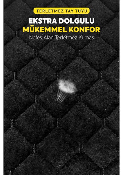 Tay Tüyü Cepli & Terletmez Oto Koltuk Minder Seti - Koltuk Koruma Kılıfı (3'lü Set) Siyah-Siyah modelleri