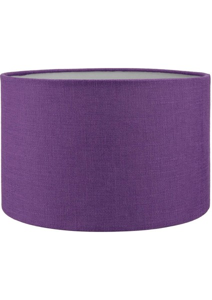 Mürdüm Abajur Başlığı Çap 30 cm Silindir A861