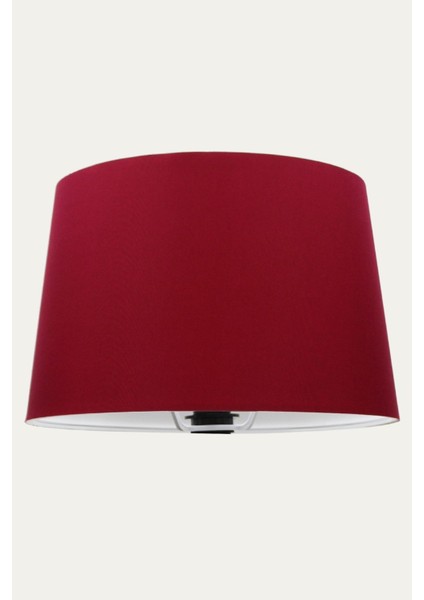 Bordo Konik Başlık Abajur Şapka Kumaş Çap 35 cm A880