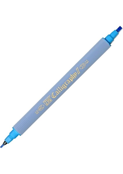 Kaligrafi Kalemi Çift Uçlu 2mm + 3 5mm TC 3100 031 Cobalt Blue