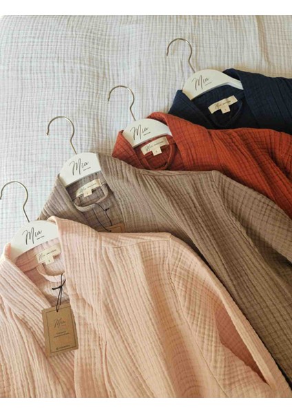 4 Kat Müslin Kimono Model Bornoz/Sabahlık indirimleri