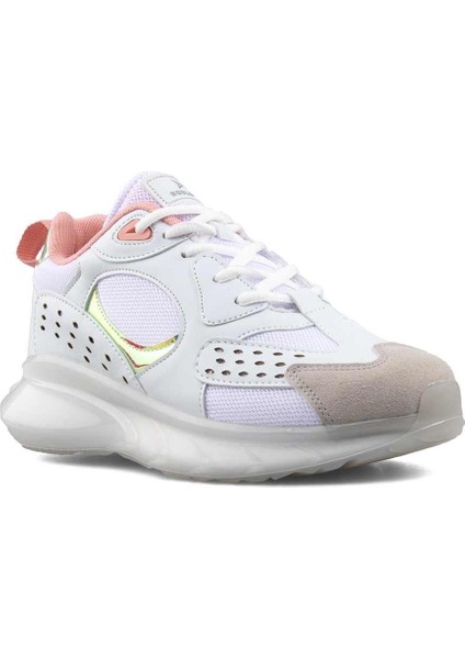 Boulder 2045 Air Yüksek Taban Spor Ayakkabı Beyaz-Pembe