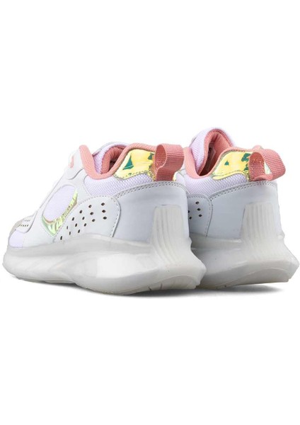 Boulder 2045 Air Yüksek Taban Spor Ayakkabı Beyaz-Pembe modelleri