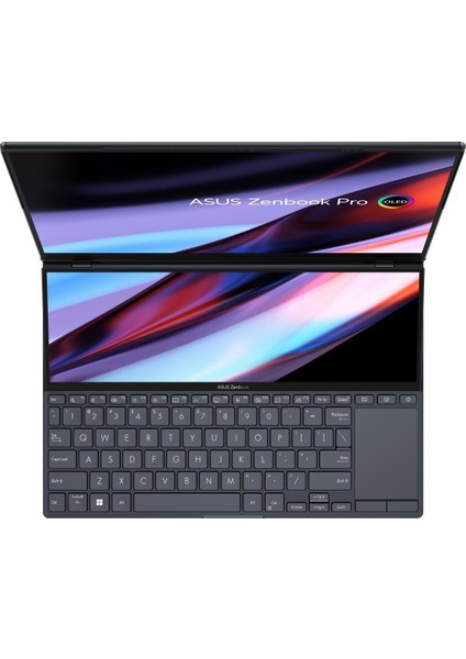 Zenbook Pro 14 Duo UX8402VV-P1018W Intel Core I9 13900H 32GB Ddr5 2tb SSD 2.8k 120HZ 0.2ms OLED RTX4060 Windows 11 Home 14.5" Dokunmatik Kalemli Taşınabilir Bilgisayar+Snertech Çanta