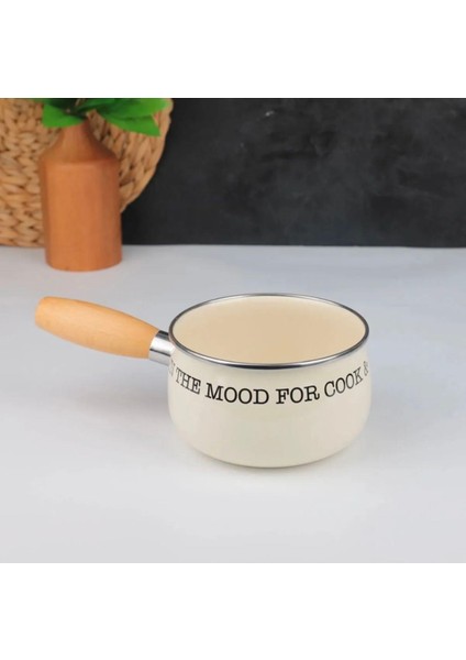 Mien Emaye 14CM Sosluk Fildişi