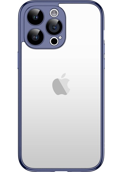 Apple iPhone 15 Pro Max Uyumlu Kılıf Kamera Korumalı Bontez Bumper, Lacivert