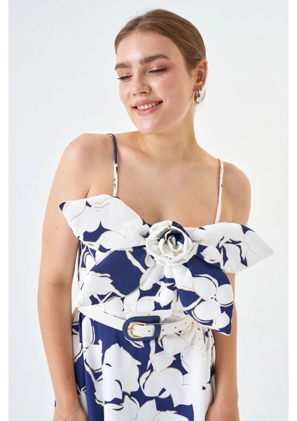 Skuba Kumaş Mini Boy Varak ve Dijital Baskı Detaylı Elbise indirimleri