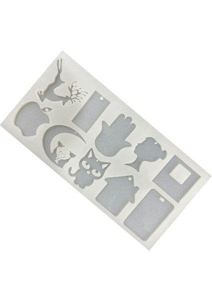 Epoksi Reçine Karışık Kolye Anahtarlık Ve Magnet Kalıbı Model 8 fiyatları