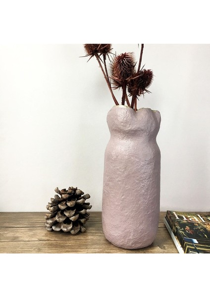 El Yapımı Papier Mache Dekoratif Vazo